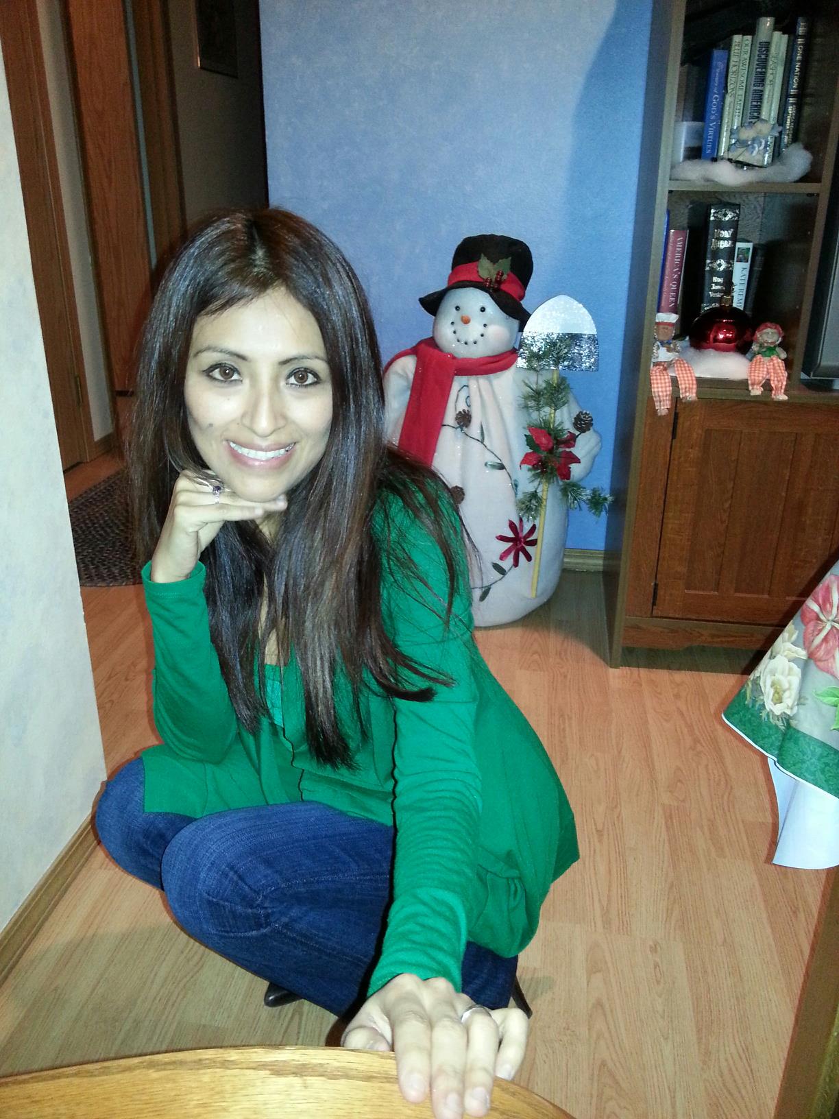 Christmas Eve dinner with relatives.