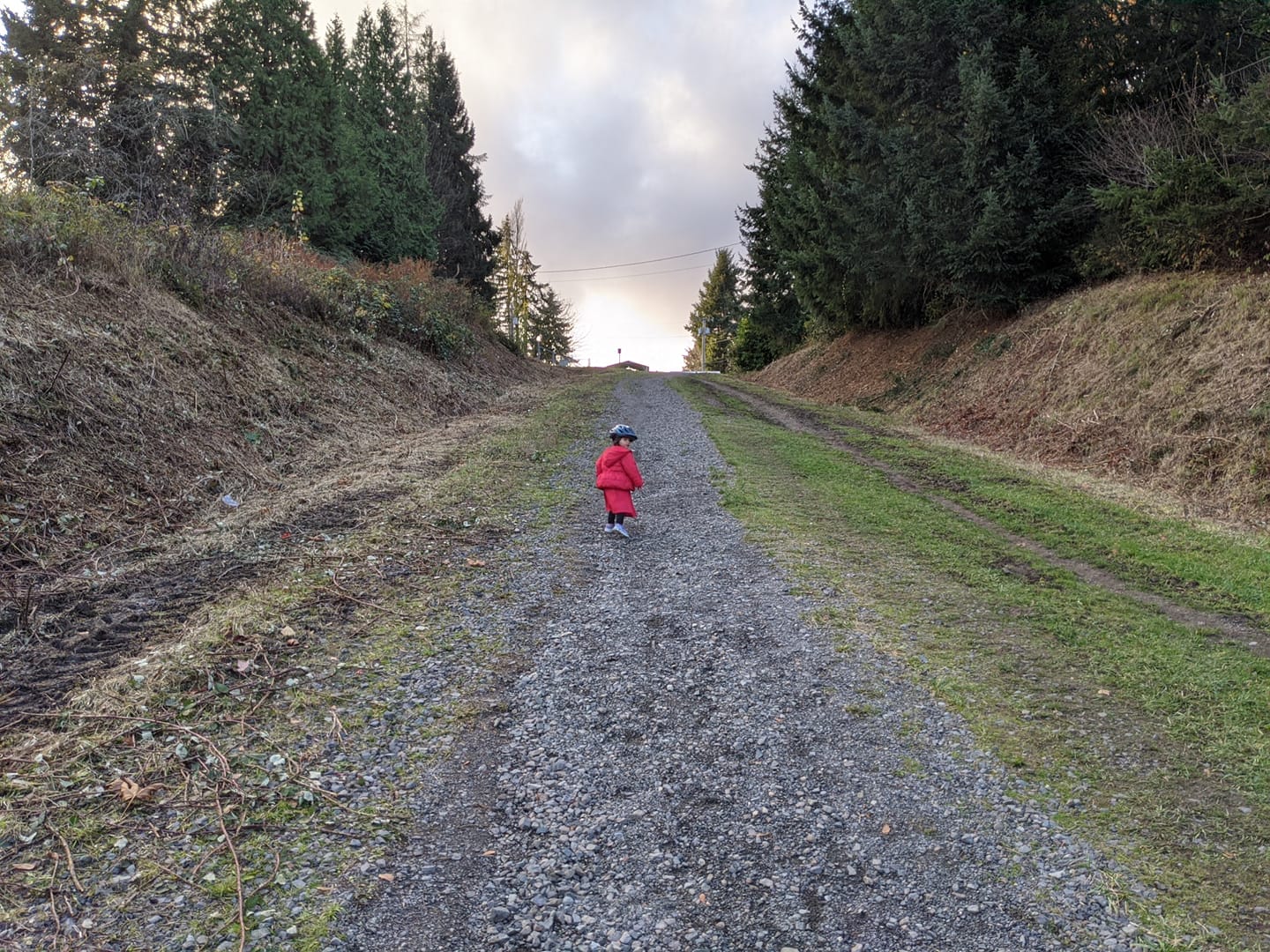 Here she is racing me up a trail leaving me carrying her scooter. 😄
When she's old enough, I want to teach her programming, robotics, and leadership. 👩💻🤖👩💼