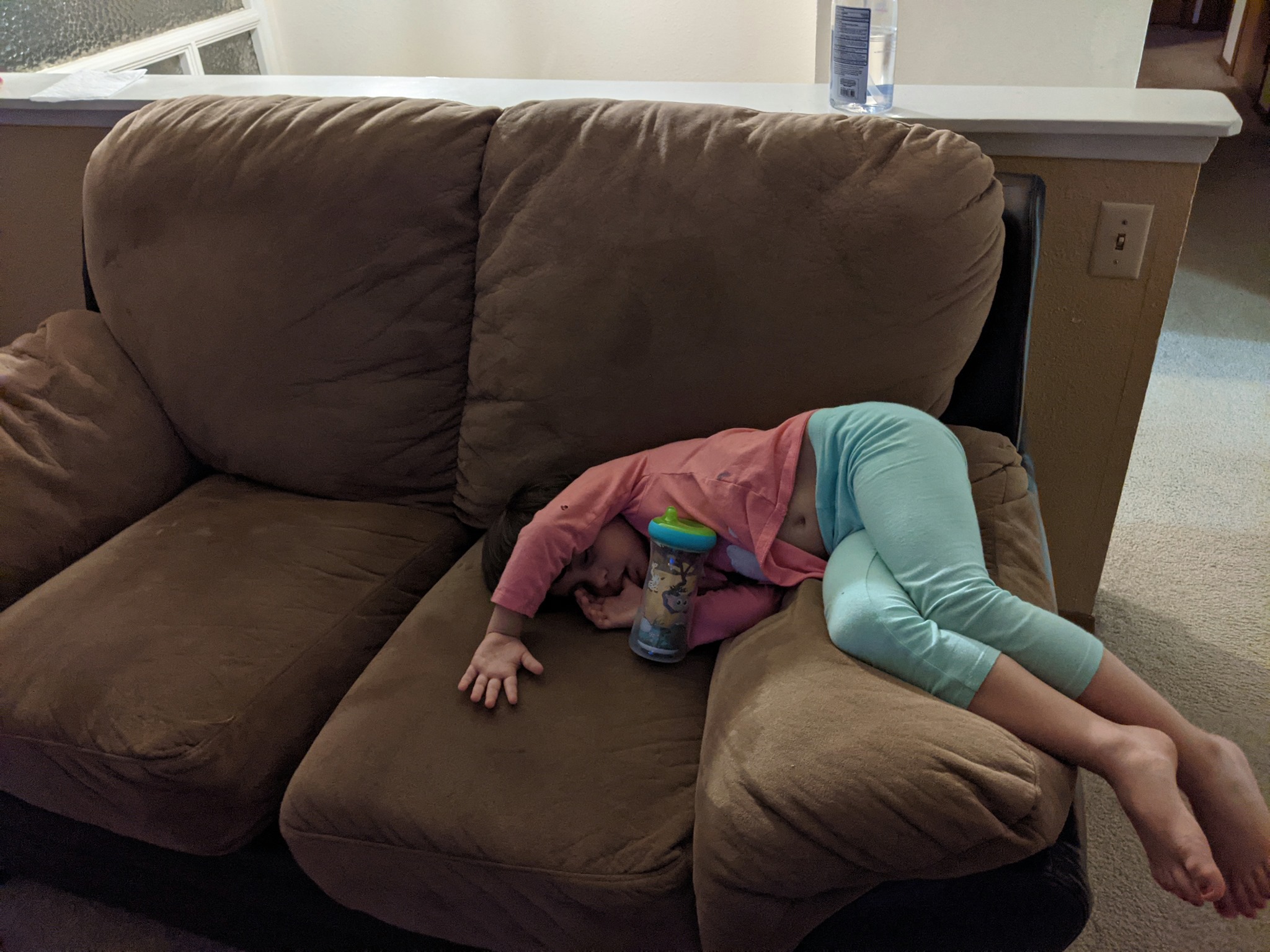 When I ask her if she wants a nap, she says no.
